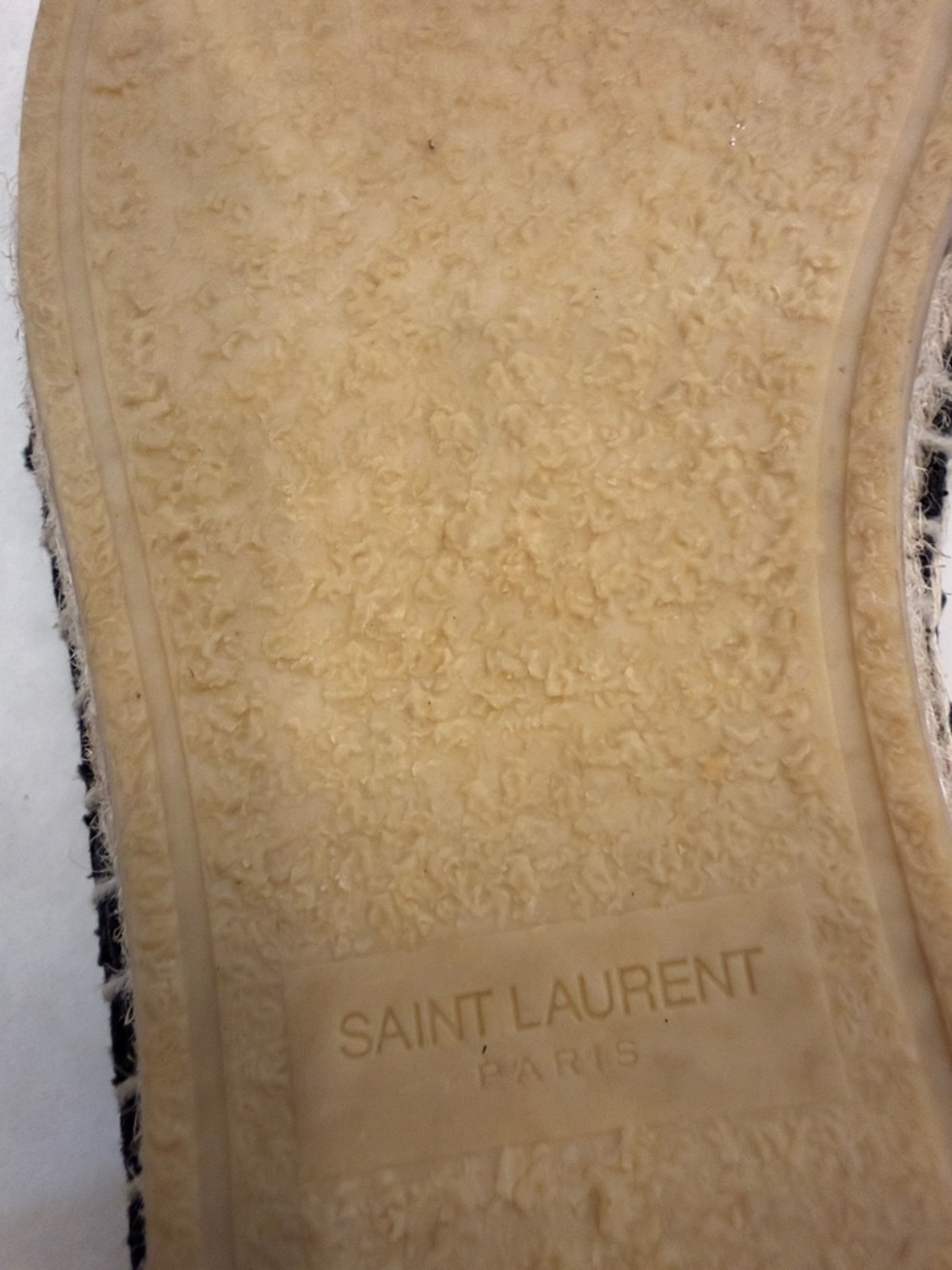 Saint Laurent Black‎ Studded Espadrilles Size 37 - Picture 8 of 10